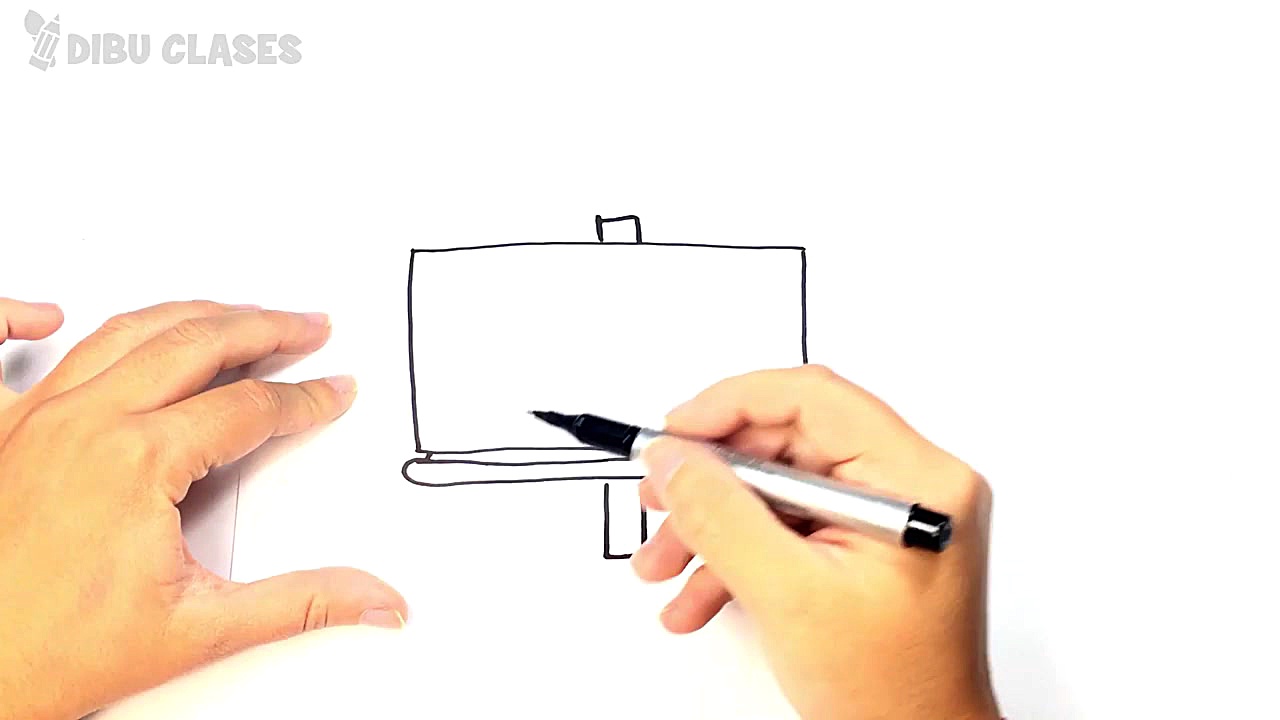 Como dibujar un Pizarra paso a...