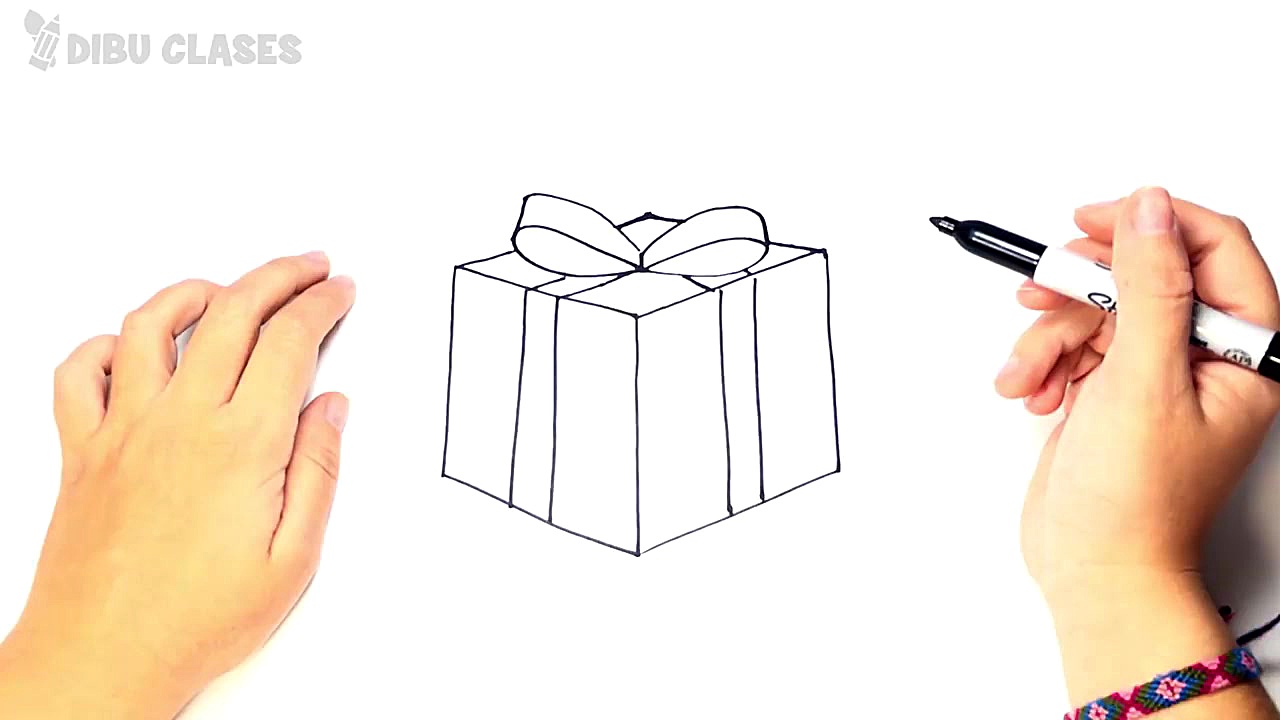 Como dibujar un Regalo o Paque...