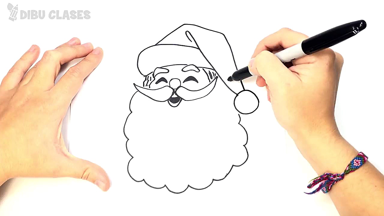 Como dibujar la Cara de Papa N...