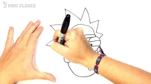 Como dibujar a Rick Sanchez de...