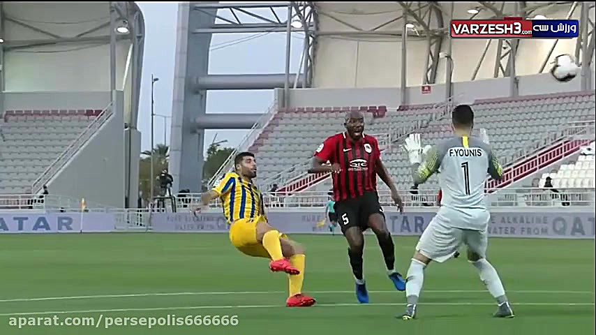 گل دوم الغرافه به الریان با سو...