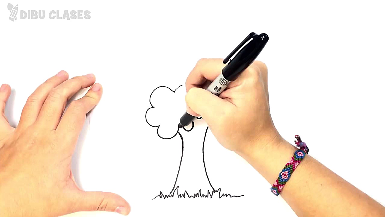 C&oacute;mo dibujar un Arbol p...
