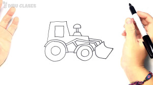 Cómo dibujar un Tractor...