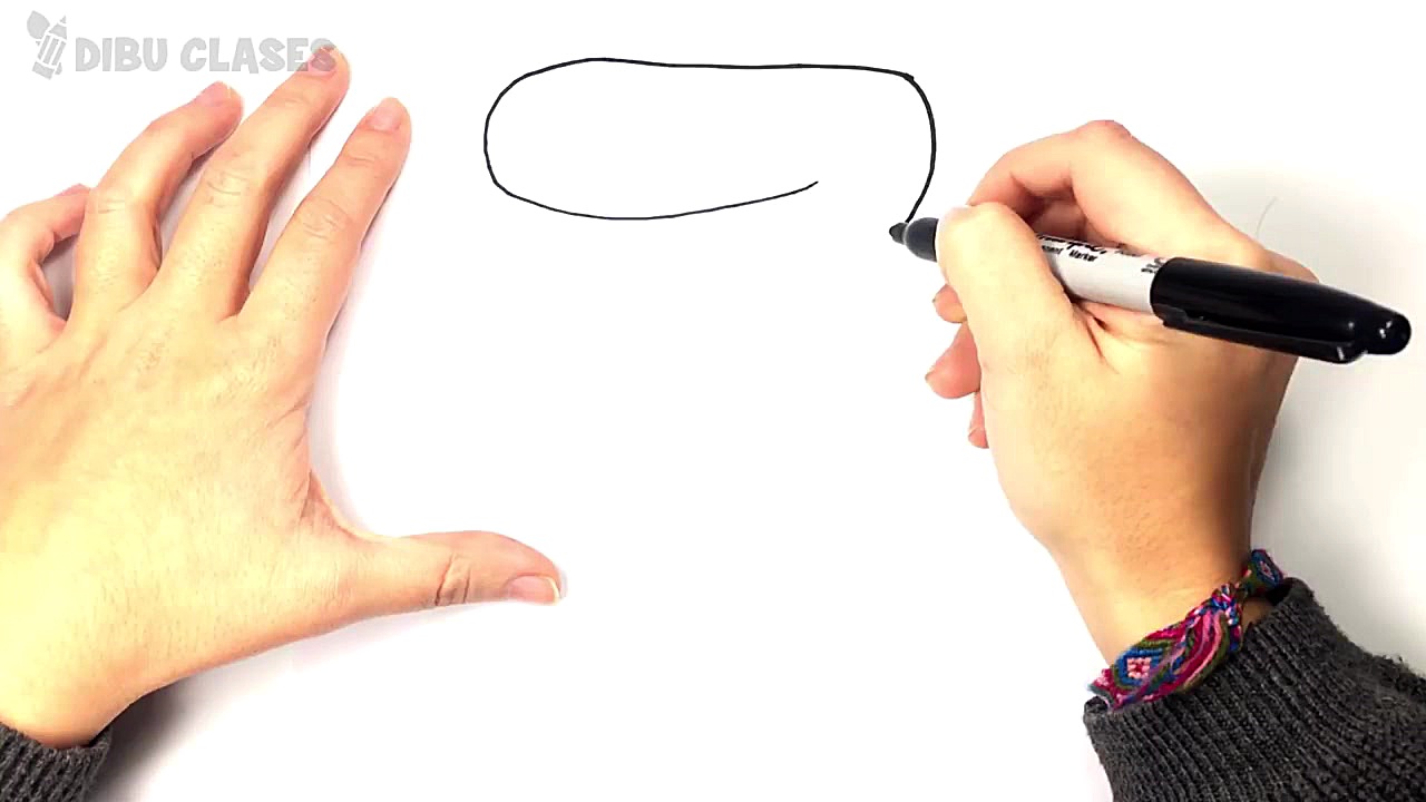 Como dibujar el Numero 7 Facil...