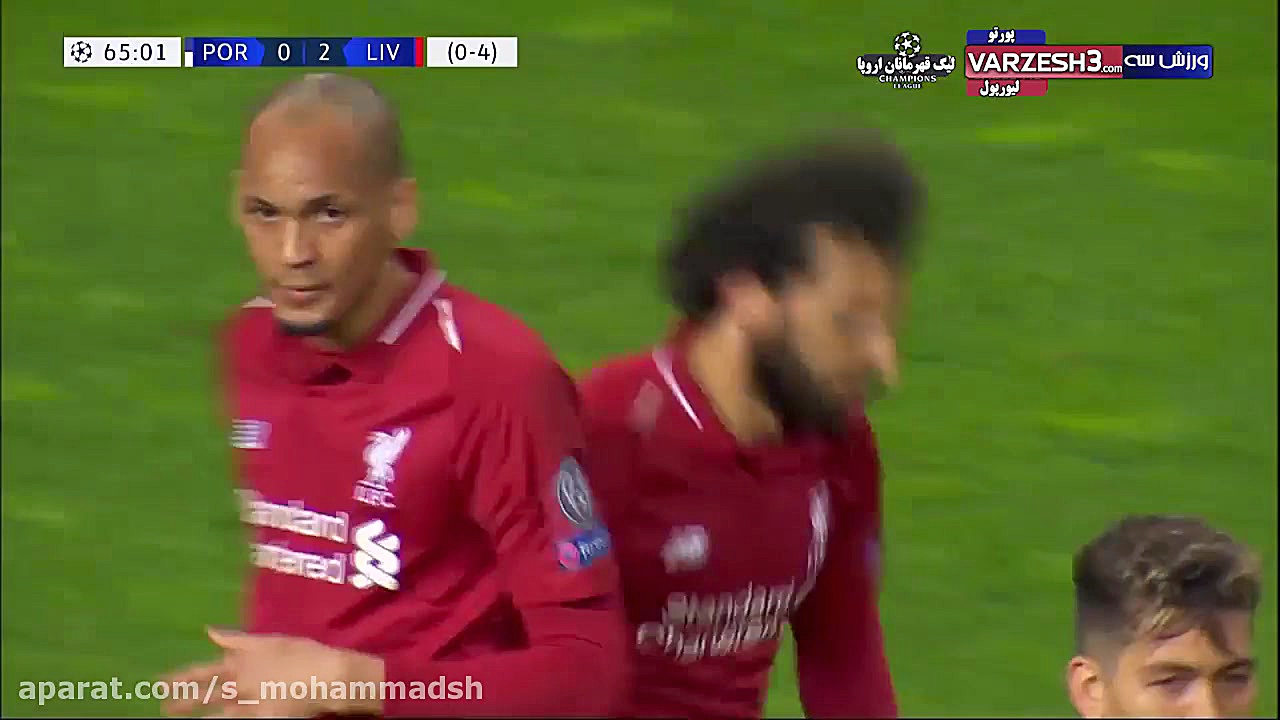 گل دوم لیورپول به پورتو ( محمد...