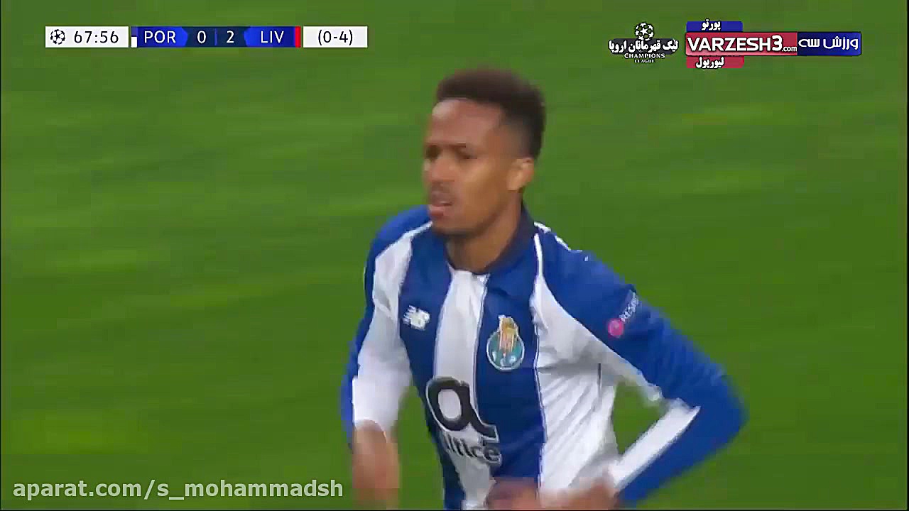 گل اول پورتو به لیورپول ( میلی...