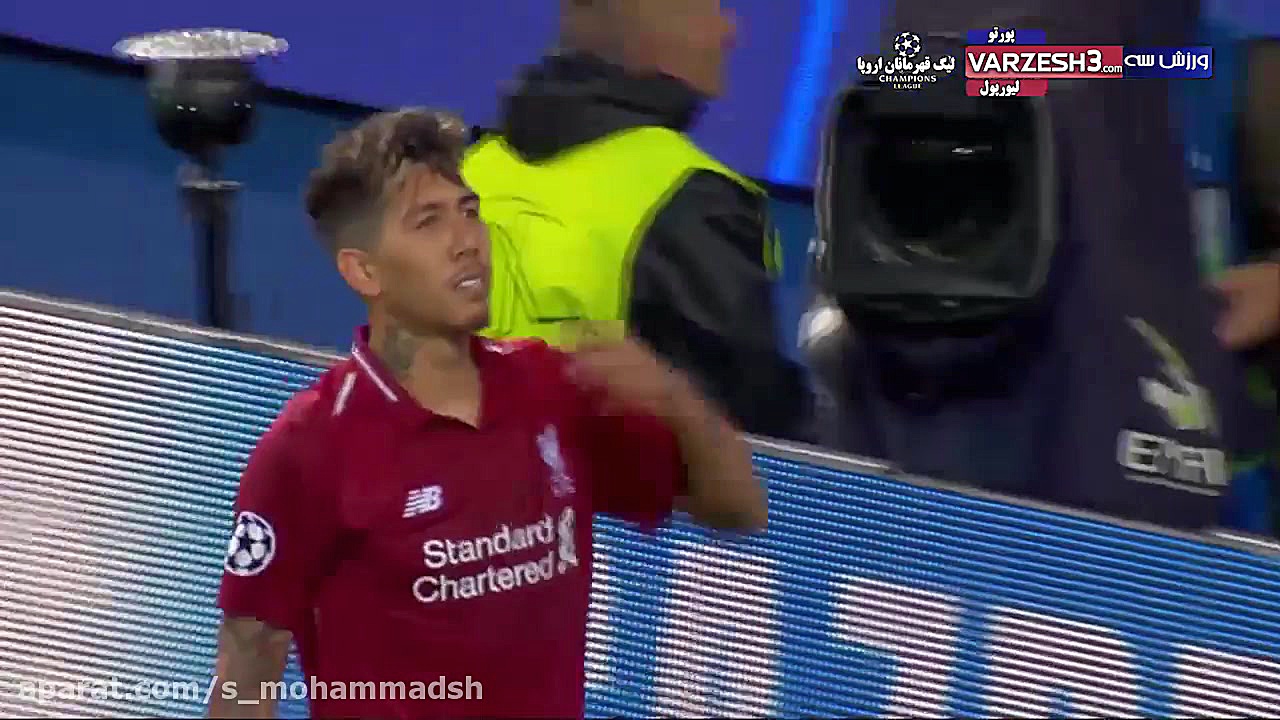 گل سوم لیورپول به پورتو ( فیرم...