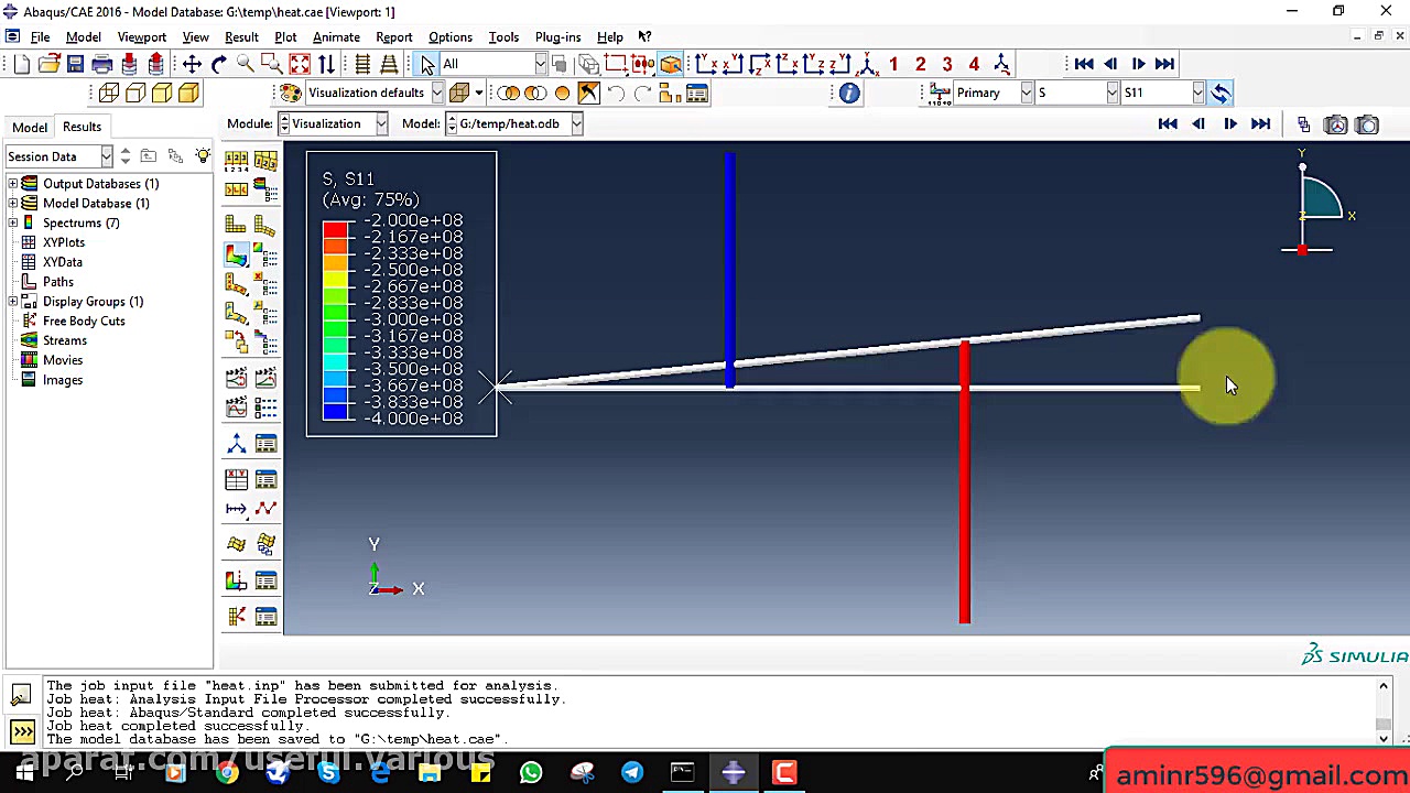 آموزش مقاومت مصالح  مثال 6