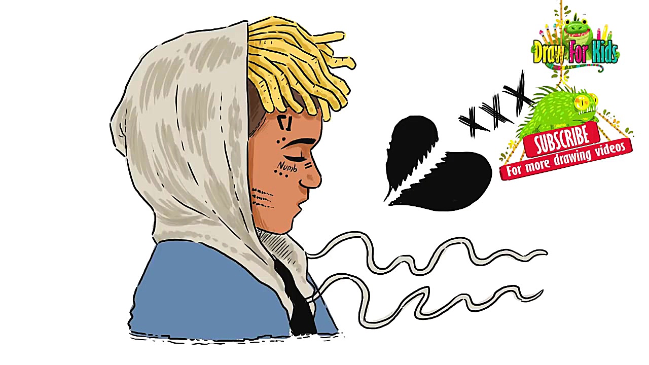 how to draw xxxtentacion