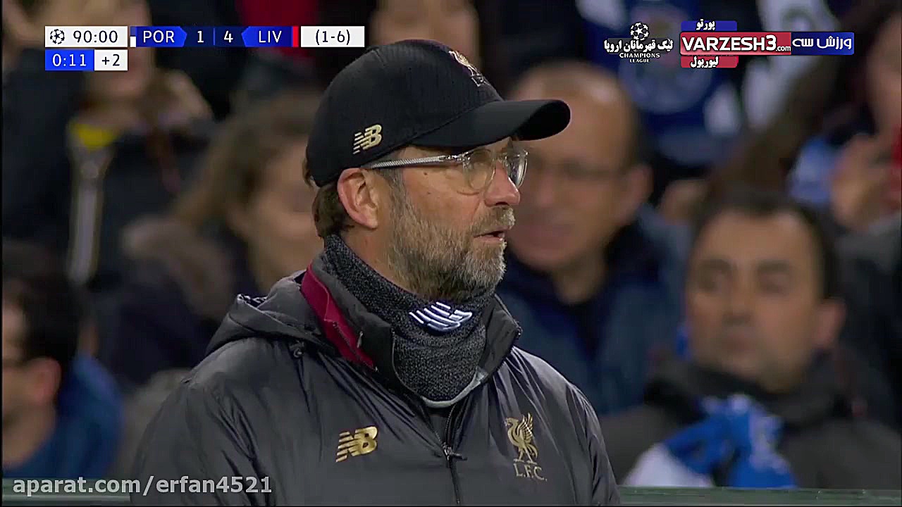 خلاصه بازی لیورپول و پورتو