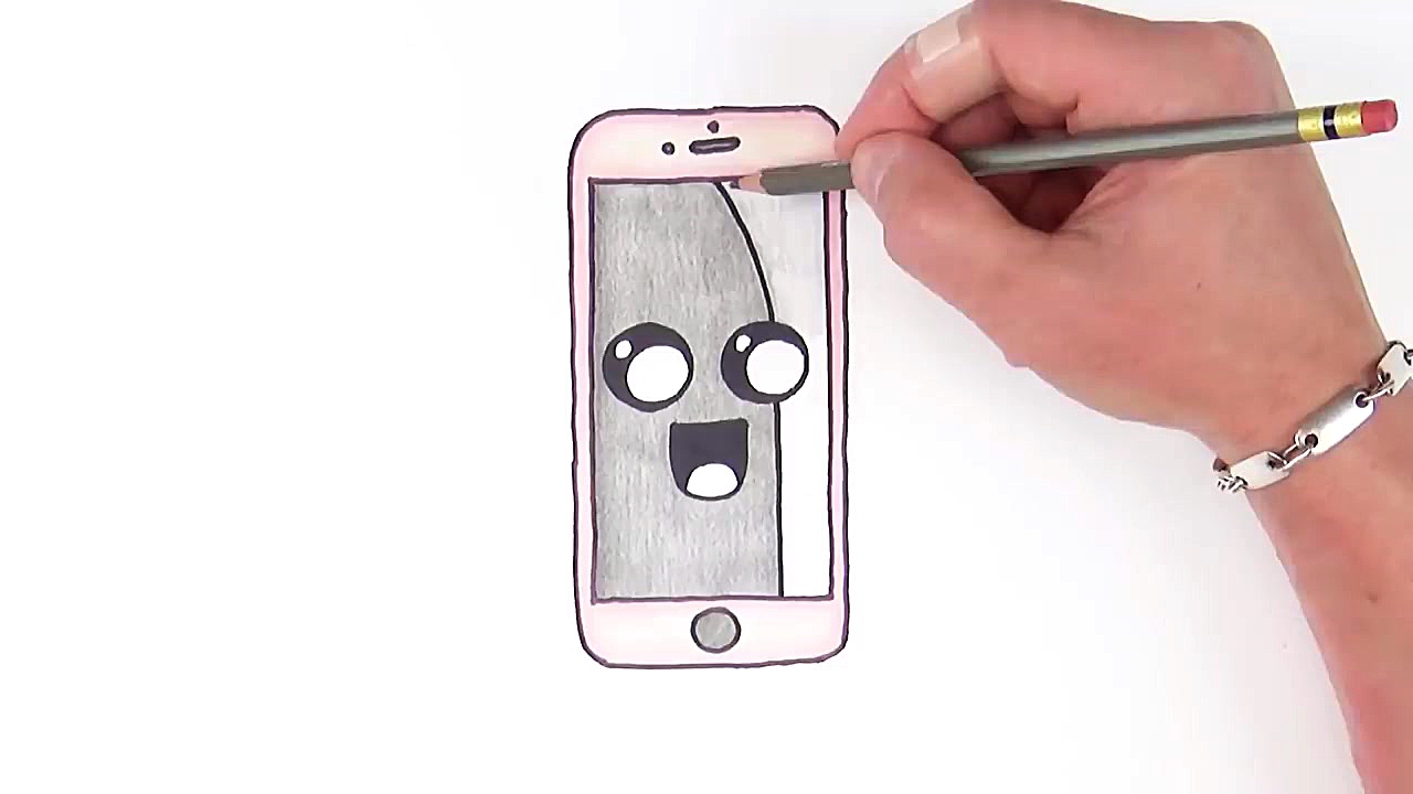 How to Draw iPhone Cute and Ea...