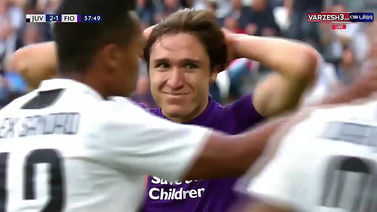 خلاصه بازی یوونتوس 2  1 فیورنت...