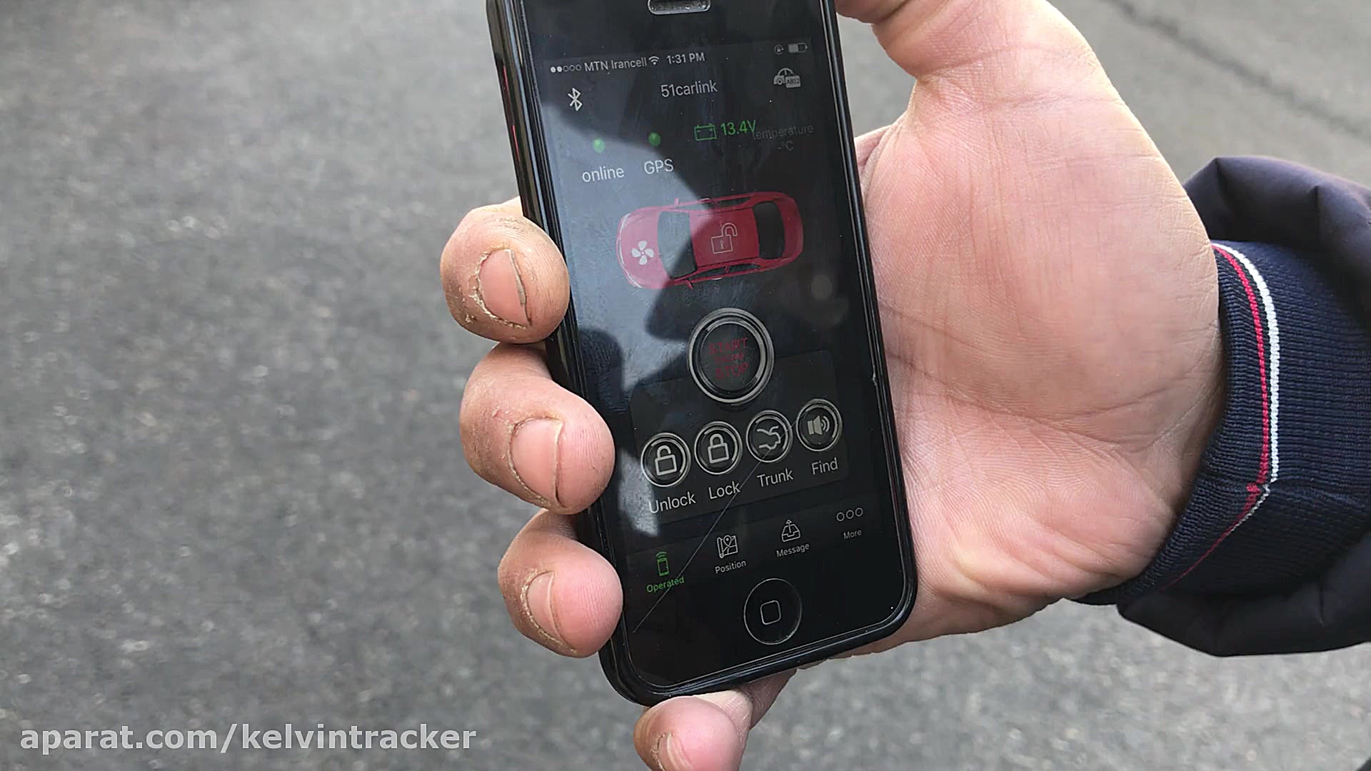 کیلس استارتر جی پی اس دار