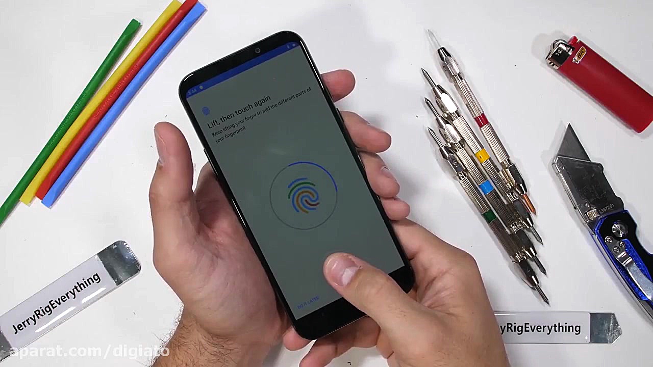 تست مقاومت شیائومی بلک شارک 2