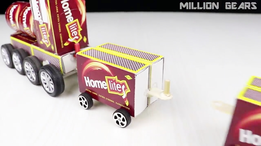 How to Make Matchbox Train at Home - DIY