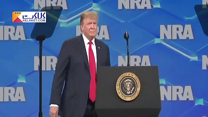 پرتاب گوشی موبایل به سمت ترامپ...