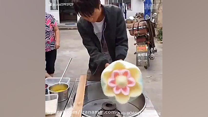 هنرنمایی زیبا با پشمک:))