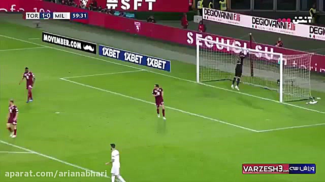 خلاصه بازی تورینو 2  آث میلان...