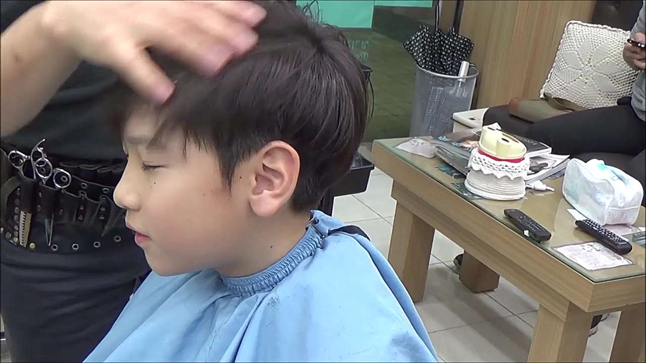 boy& 039;s two block haircut