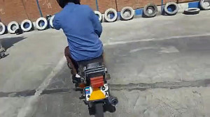 تمرین عملی موتورسیکلت کله قندی