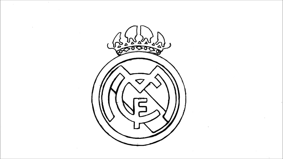 Рисунок. Логотип мадридского Реала | Футбол биржевые-записки.рф