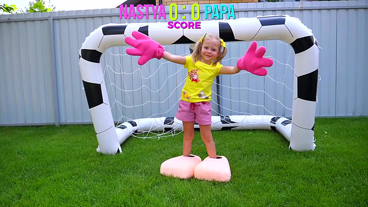 فوتبال بامزه ناستیا و بابایی