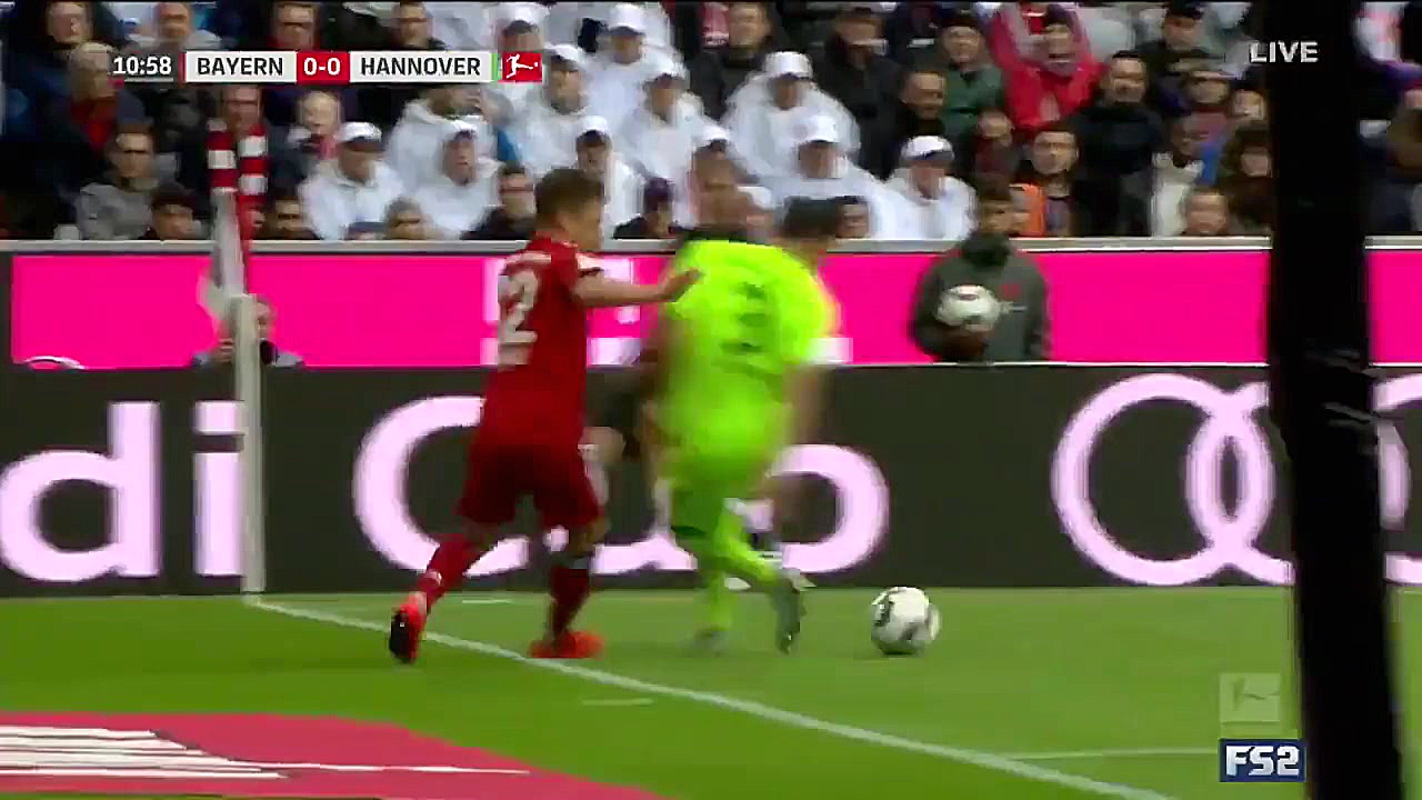 خلاصه بازی بایرن مونیخ  هانوفر...