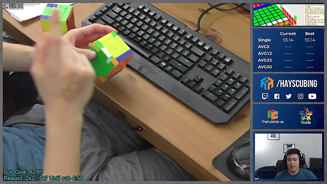 مسابقه حل کردن مکعب روبیک