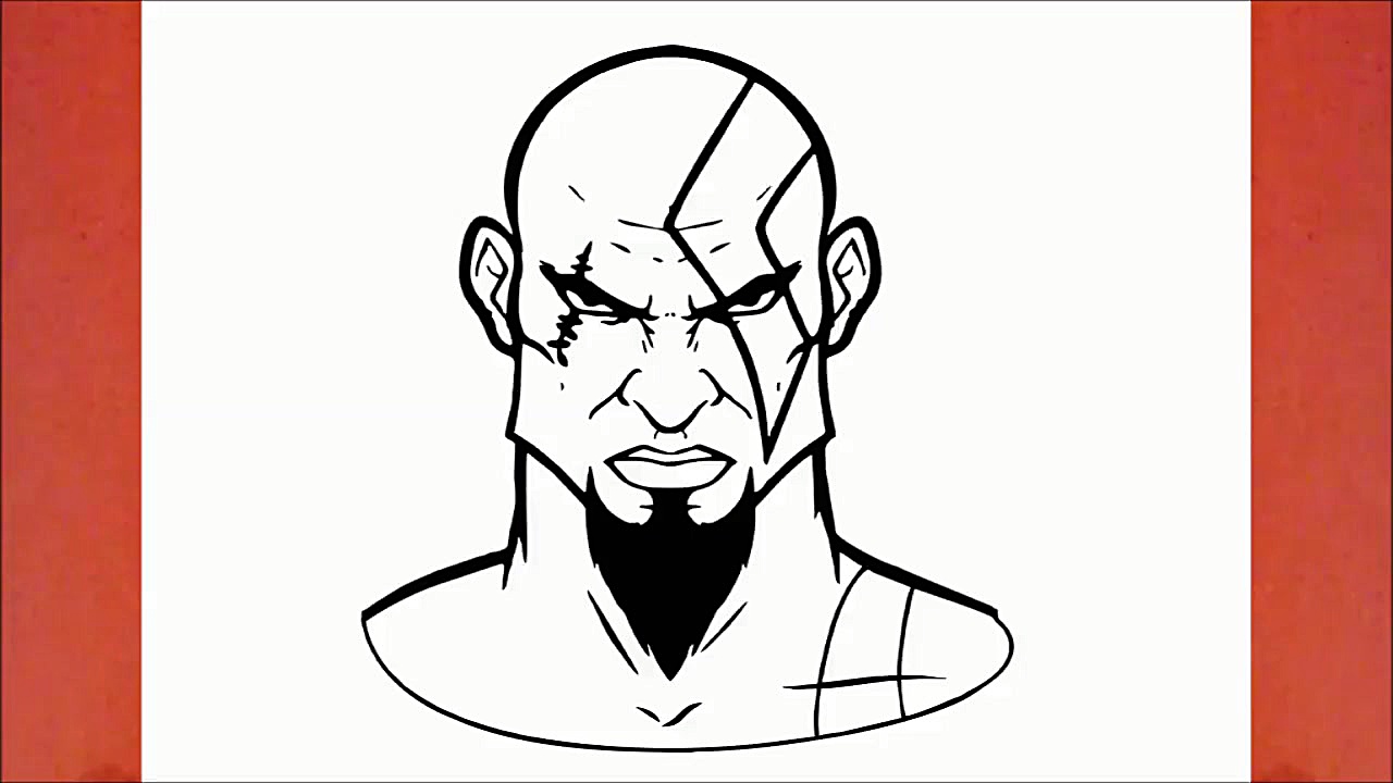 How to Draw Kratos from God of...