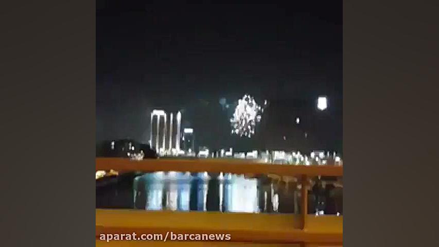 آتش بازی شبانه هواداران لیورپو...