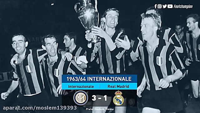 تمام فینال های لیگ قهرمانان ار...