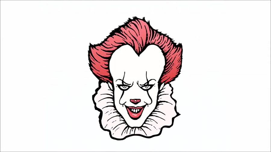 How to Draw PENNYWISE THE CLOWN (IT [1990] TV Mini-Series) Drawing Tutorial  - Draw it, Too!