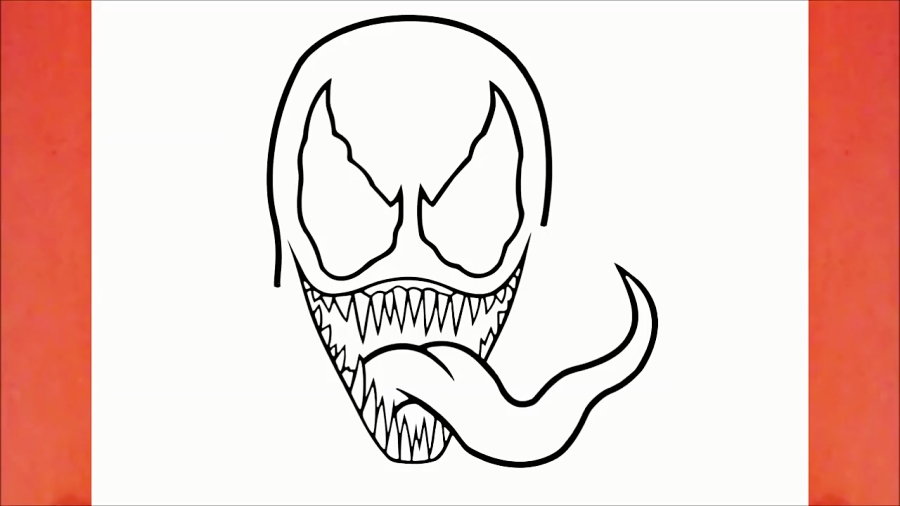 HOW TO DRAW VENOM