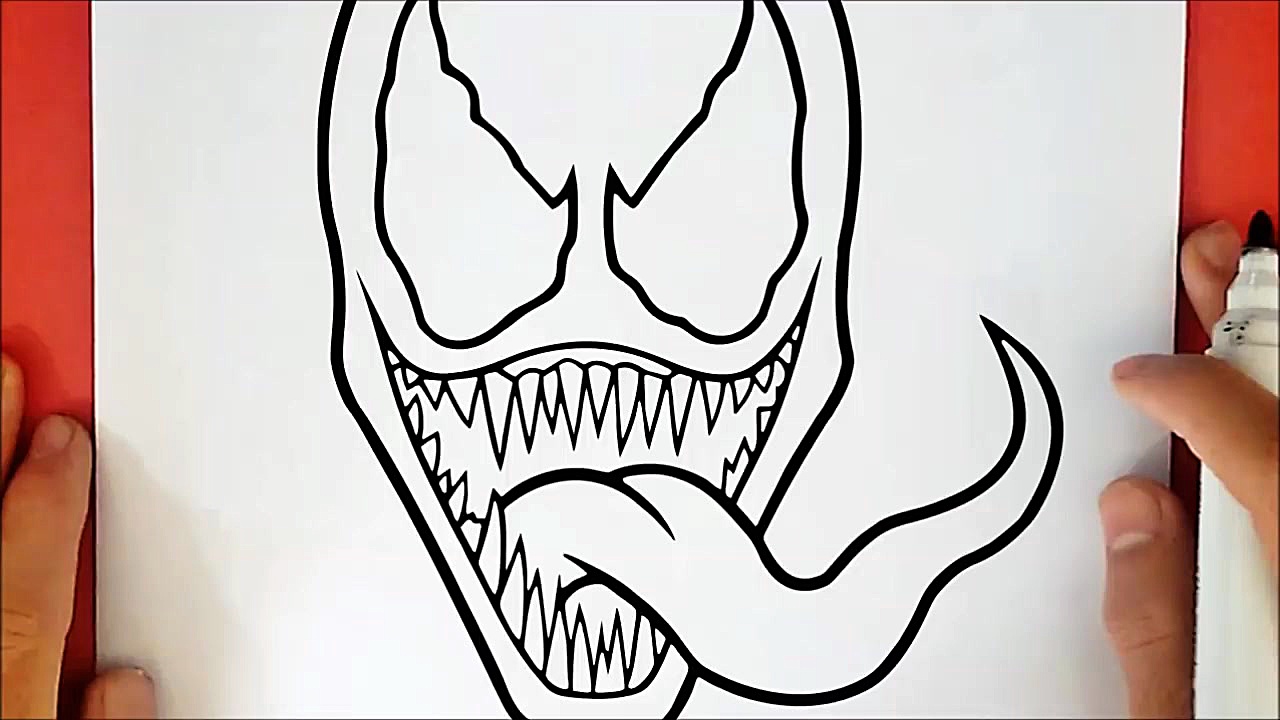 HOW TO DRAW VENOM