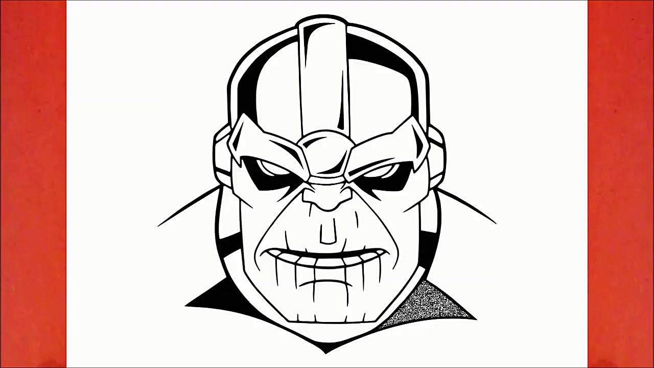 HOW TO DRAW THANOS