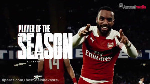 الکساندر لاکازت بهترین بازیکن...