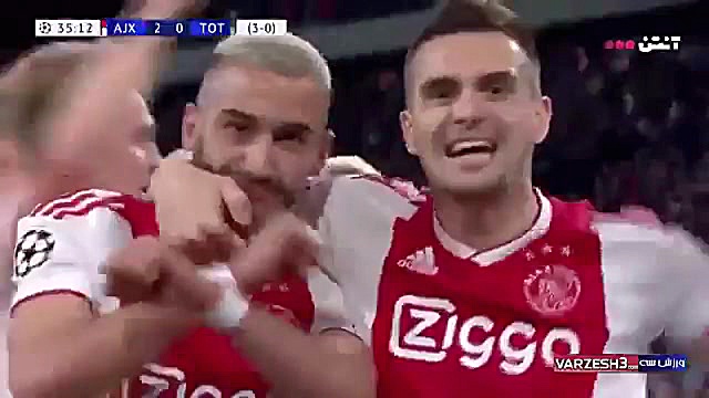 گل دوم آژاکس به تاتنهام توسط ح...