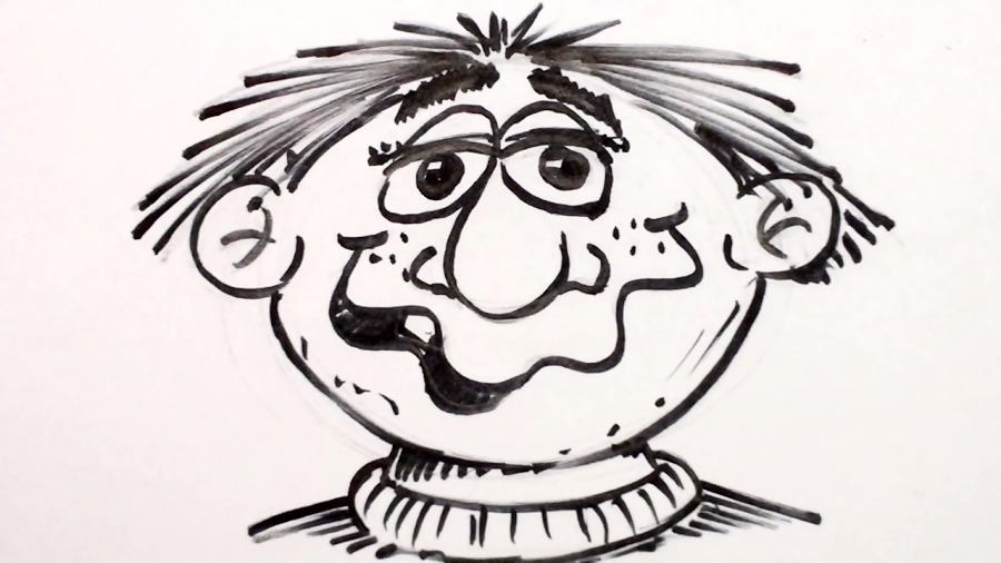 How to Draw a Cartoon Face - Funny Face Drawing Lesson | MAT