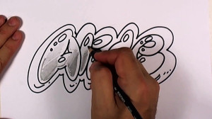 Graffiti Writing Alice Name De...