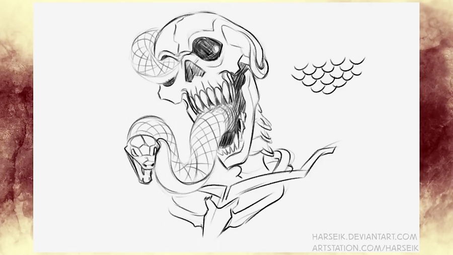 How to Draw a Skeleton | DH #inktober