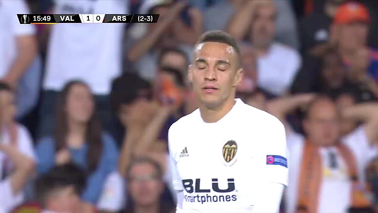 خلاصه بازی والنسیا ۲ ۴ آرسنال