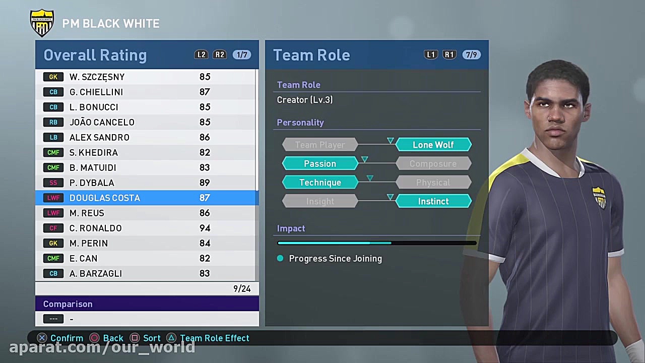 آموزش ویدئویی بازی PES2019 به...