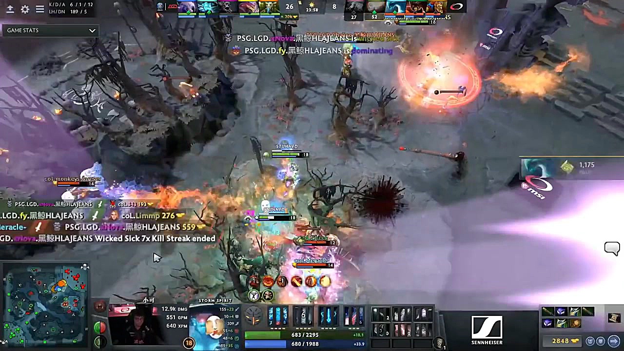 ویدئو خلاصه بازی PSG.LGD vs Co...