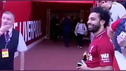 خوشحالی محمد صلاح و هواداران ل...