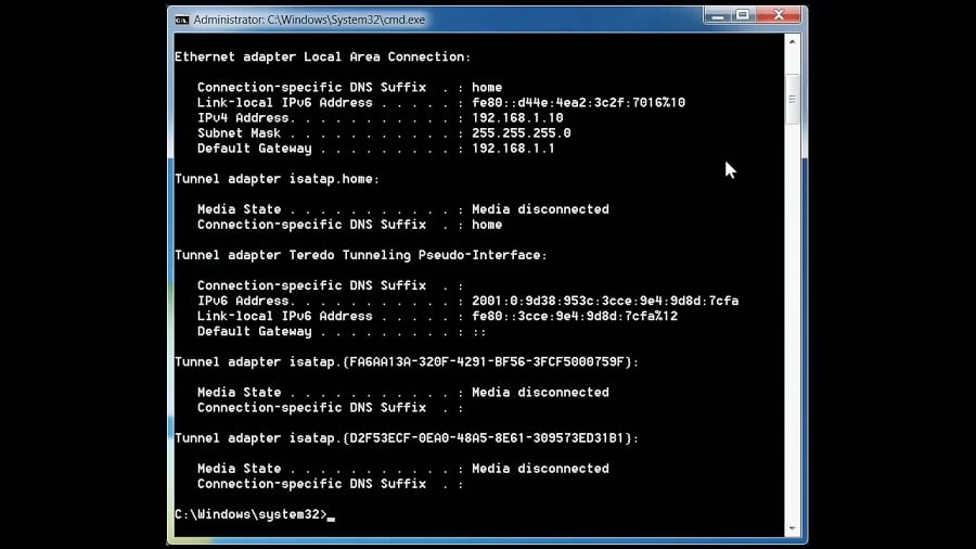 Network Troubleshooting Using PING, TRACERT, IPCONFIG, NSLOOKUP COMMANDS