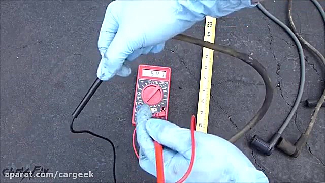 تست سلامت وایر شمع خودرو