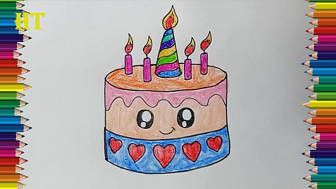 How to draw a unicorn birthday...