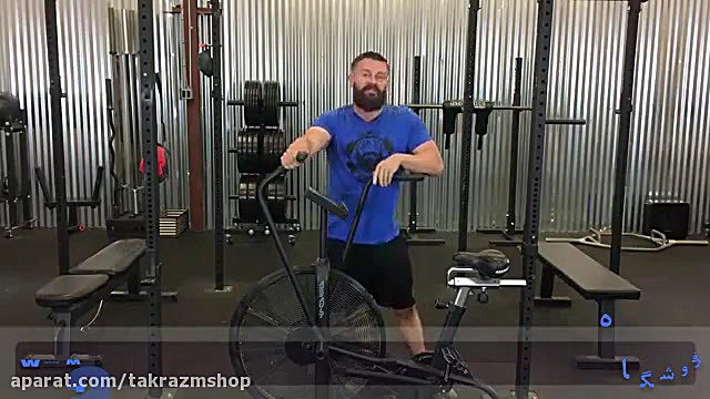 ویدئو تمرین با دوچرخه کراس فیت...