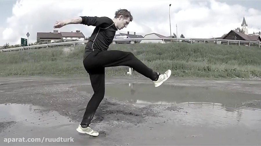 حرکات پارکور و دویدن آزاد