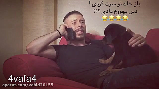 کلیپ طنز خنده دار دو دوست در ف...